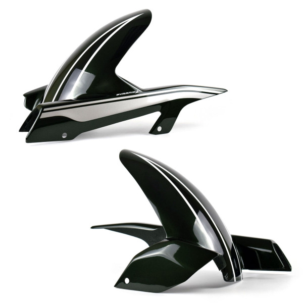 Pyramid Plastics Pyramid hugger | metallic dark green scheme | kawasaki z 900 rs 2019>current